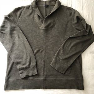 Theory shawl collar lightweight knit.